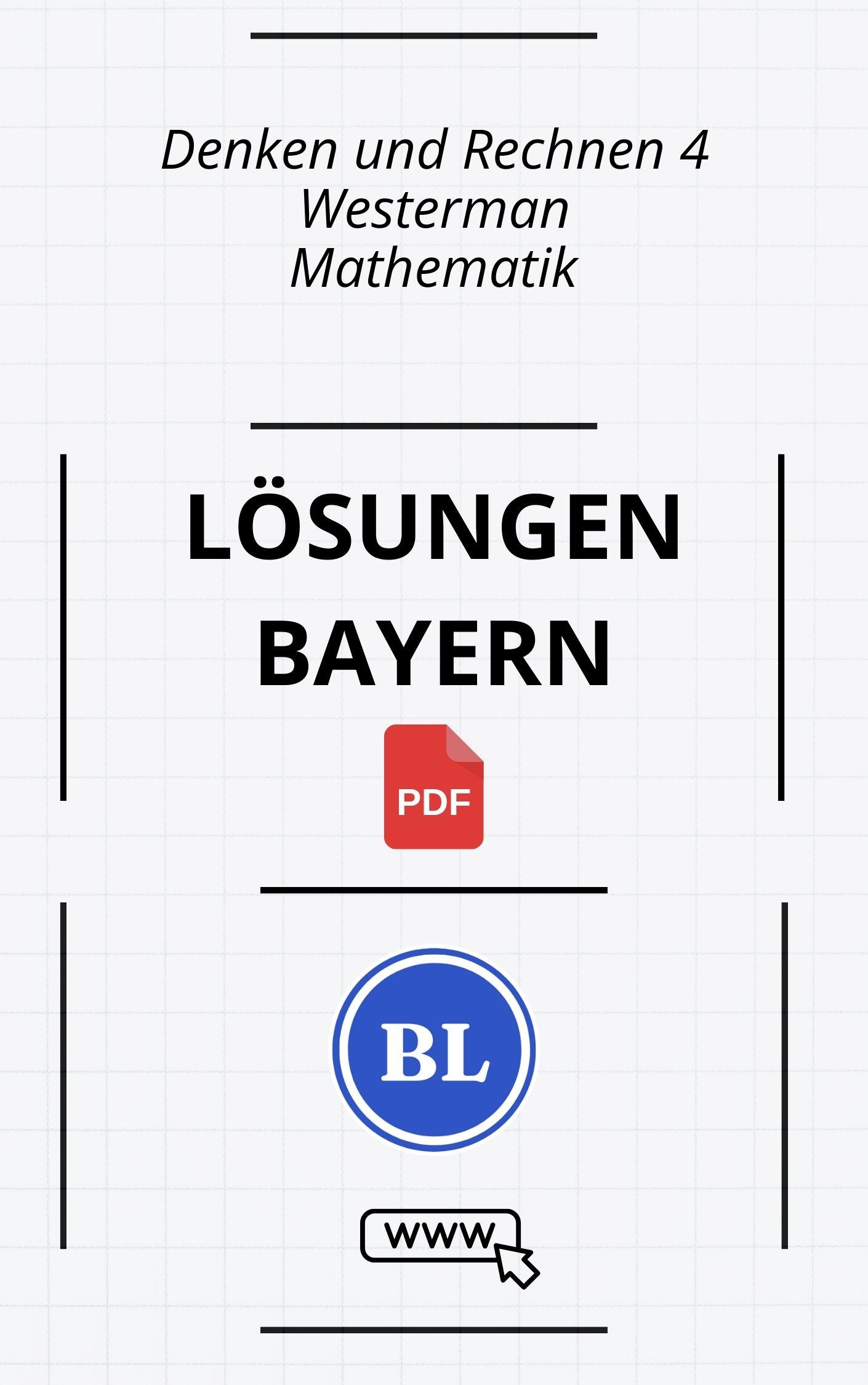 Denken und Rechnen 4 Lösungen Bayern