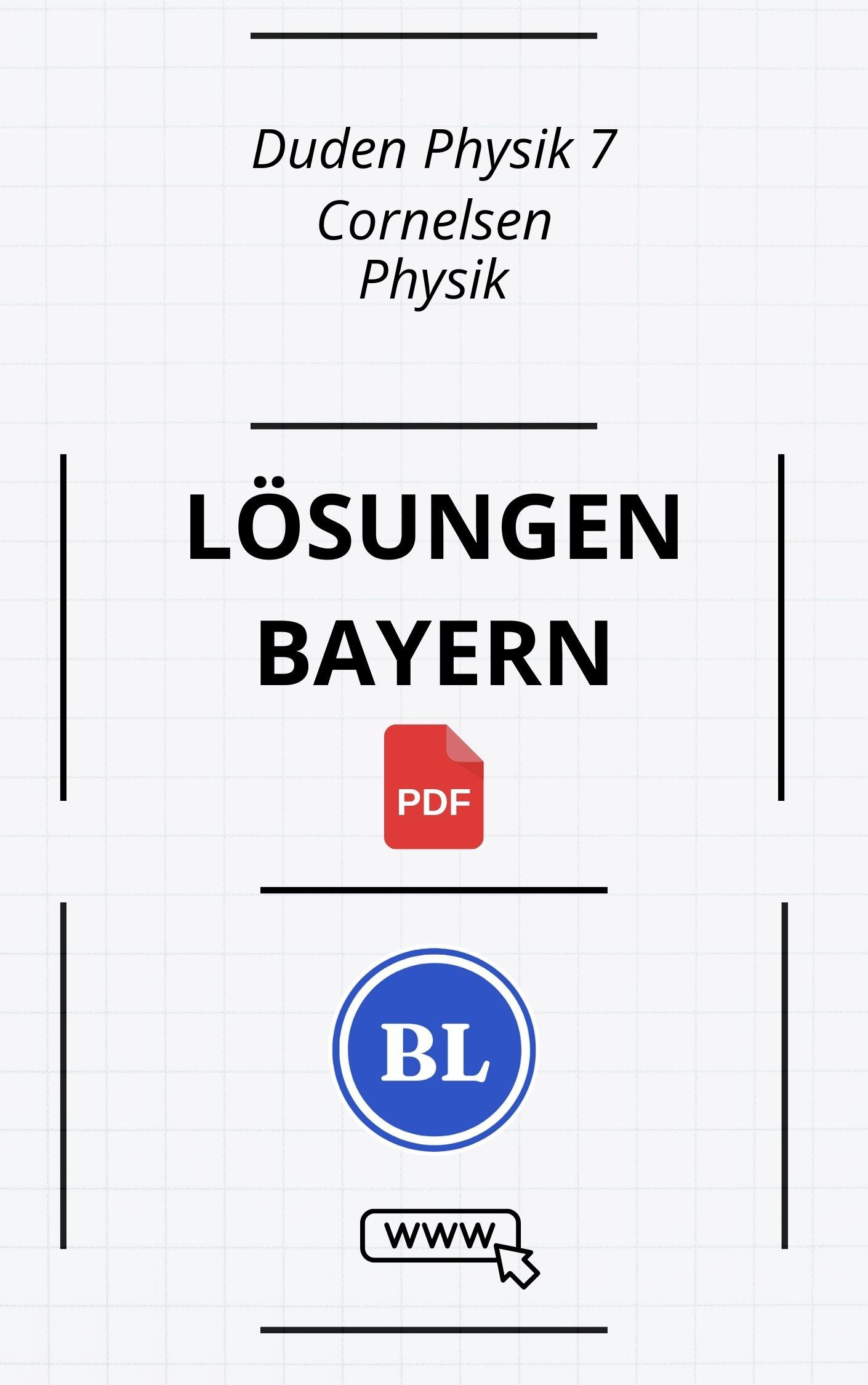 Duden Physik 7 Lösungen Bayern
