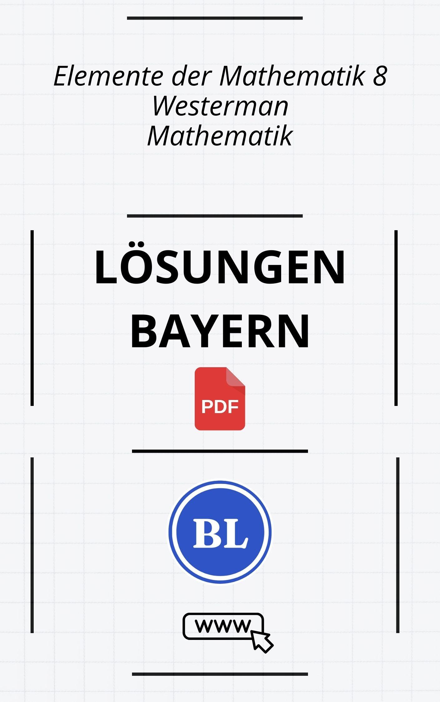 Elemente der Mathematik 8 Lösungen Bayern