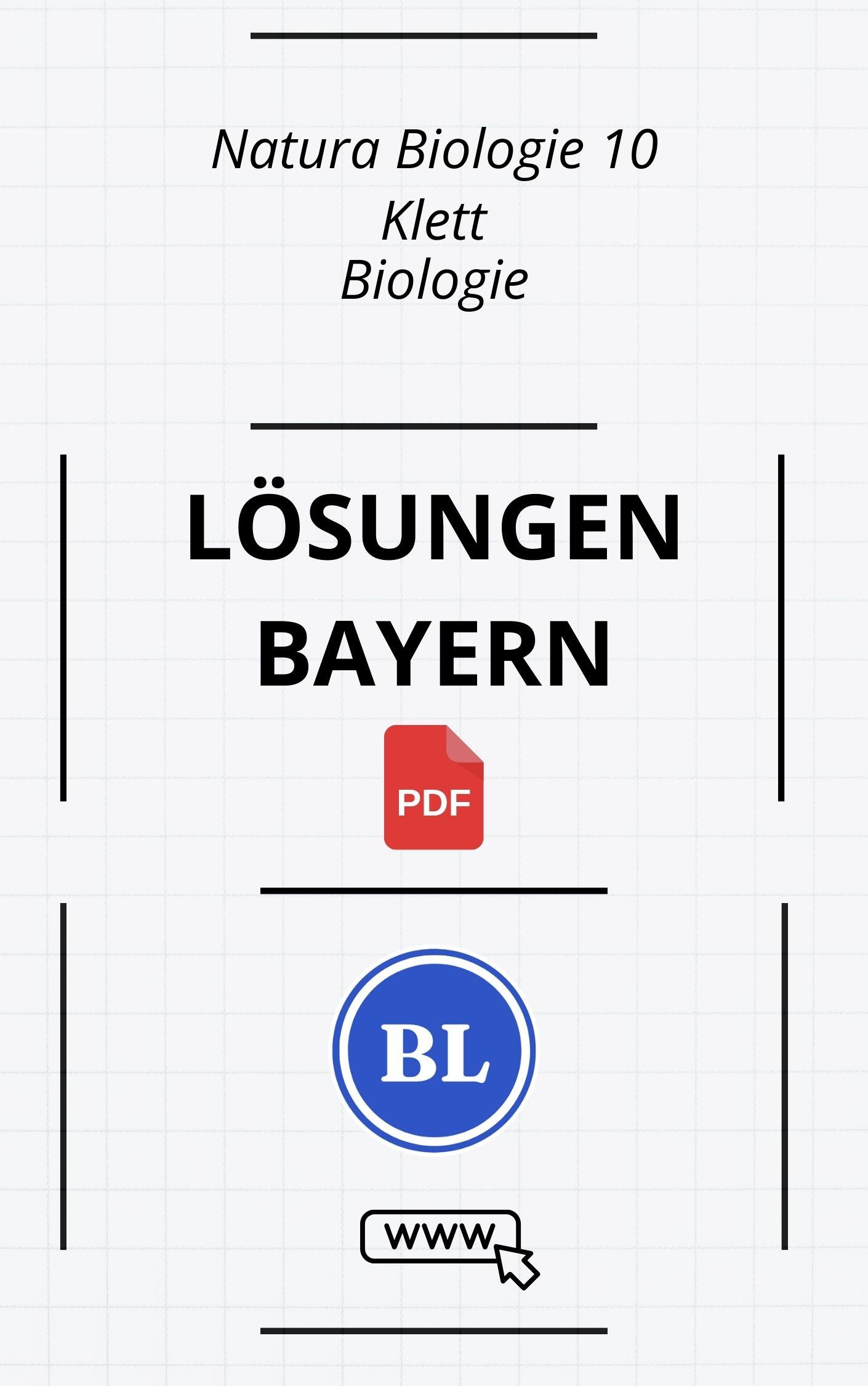 Natura Biologie 10 Lösungen Bayern