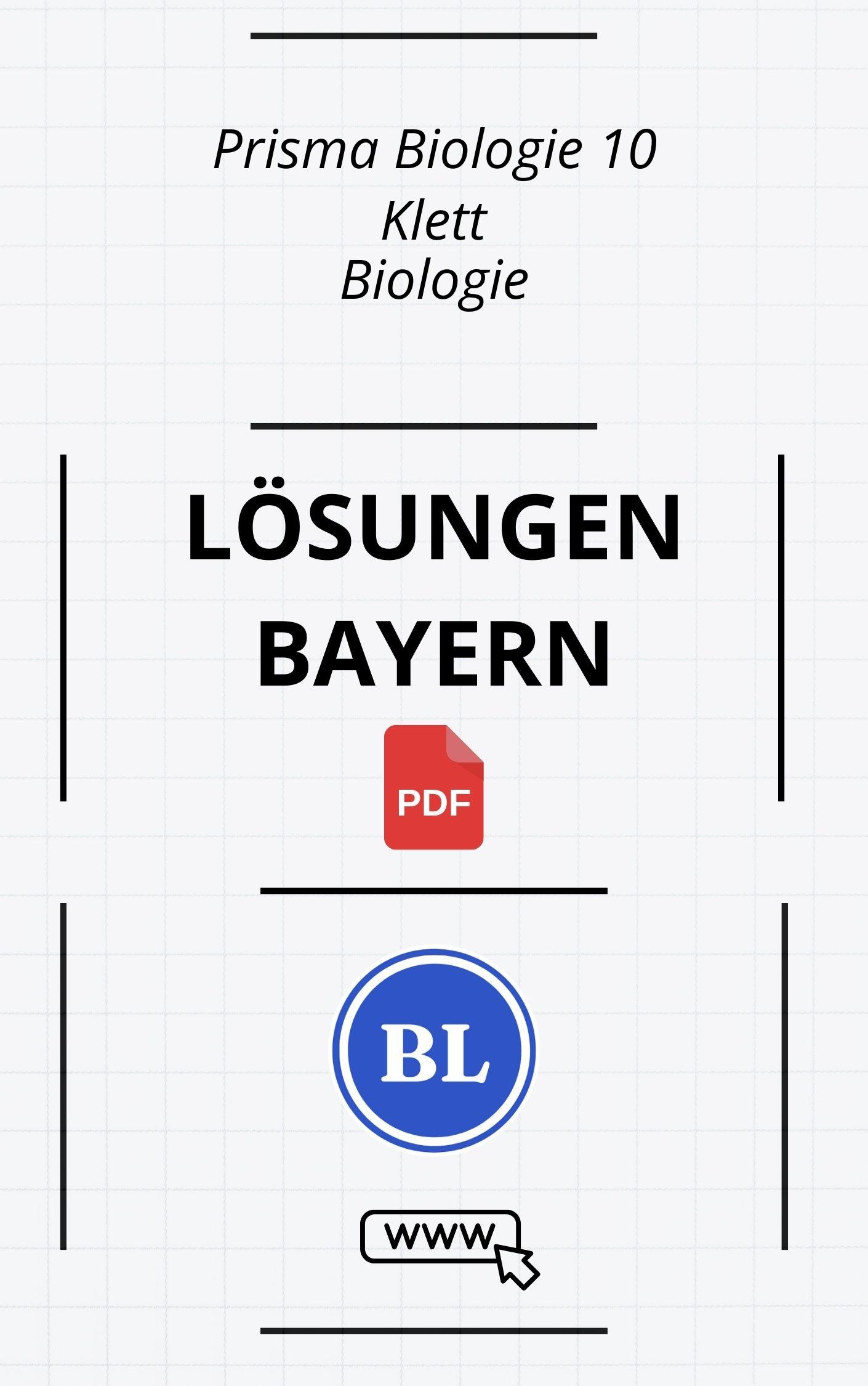 Prisma Biologie 10 Lösungen Bayern